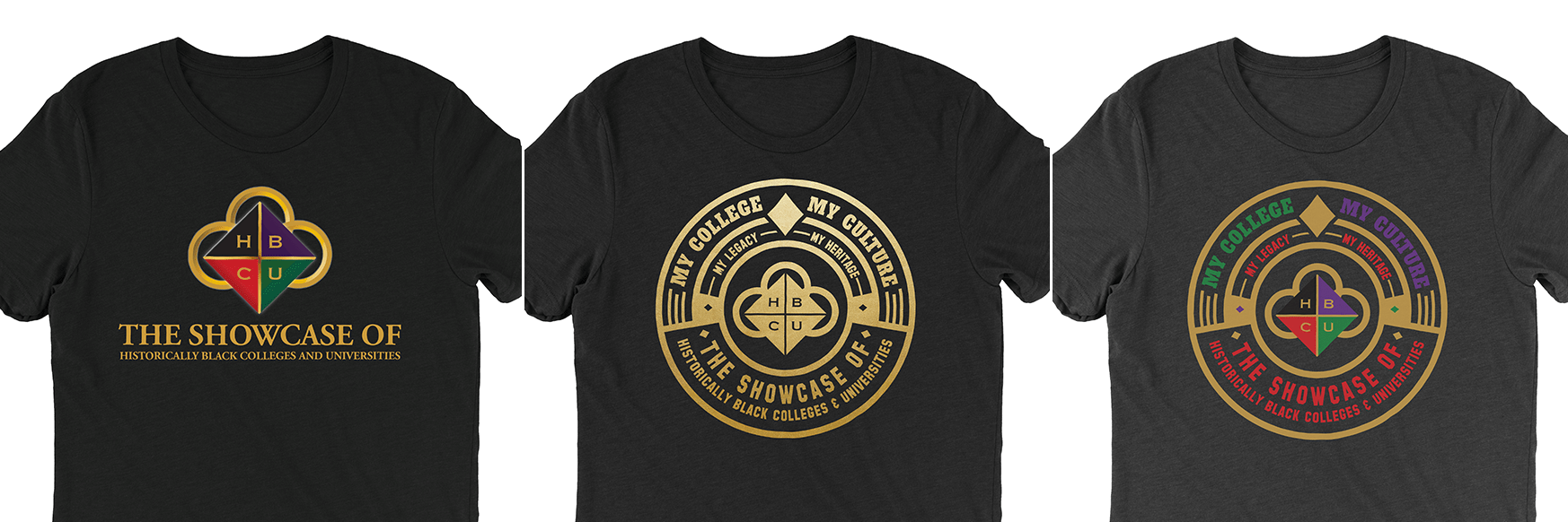 2019 Showcase t-shirt designs